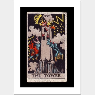 Tarot: The Tower (Vintage) Posters and Art